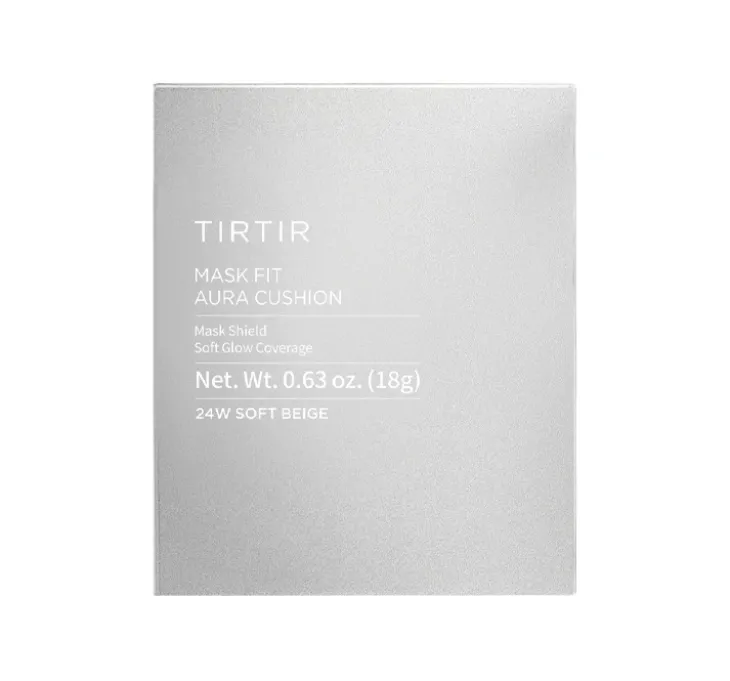 TIRTIR Mask Fit Aura Cushion rozświetlający podkład do twarzy w kompakcie 24W Soft Beige 18 g