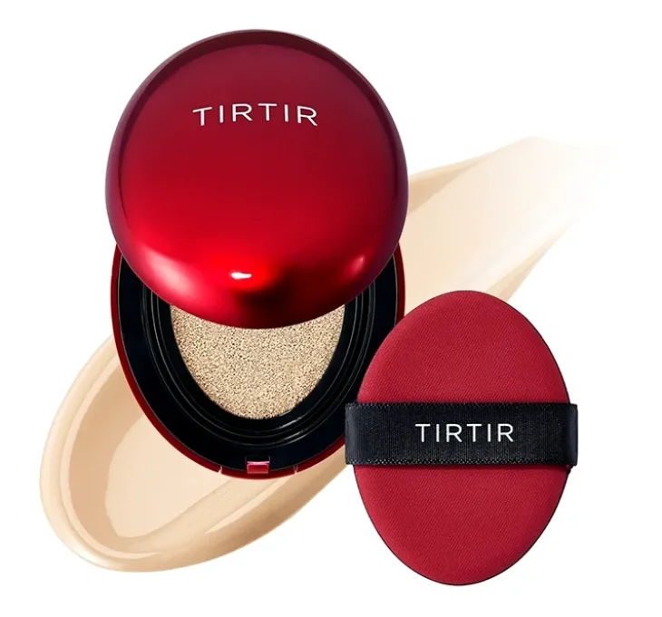 TIRTIR Mask Fit Red Cushion SPF 40 PA++ długotrwały podkład do twarzy w kompakcie 25N Mocha 18g