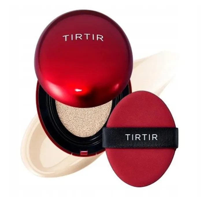 TIRTIR Mask Fit Red Cushion SPF 40 PA++ długotrwały podkład do twarzy w kompakcie 13N Fair Ivory 18g