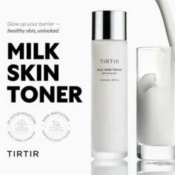 TIRTIR Milk Skin Toner mleczny tonik nawilżający do twarzy z ekstraktem z ryżu 50 ml