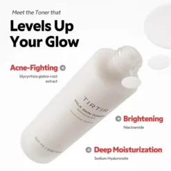 TIRTIR Milk Skin Toner mleczny tonik nawilżający do twarzy z ekstraktem z ryżu 50 ml