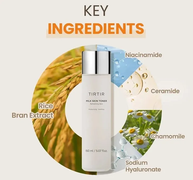 TIRTIR Milk Skin Toner mleczny tonik nawilżający do twarzy 150ml