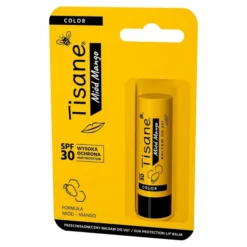 Tisane Color Miód Mango przeciwsłoneczny balsam do ust SPF30 5,1 g