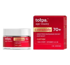 Tołpa Age Vitality 4 Ceramidy odżywczy krem przeciwzmarszczkowy 70+ na dzień i noc 50 ml