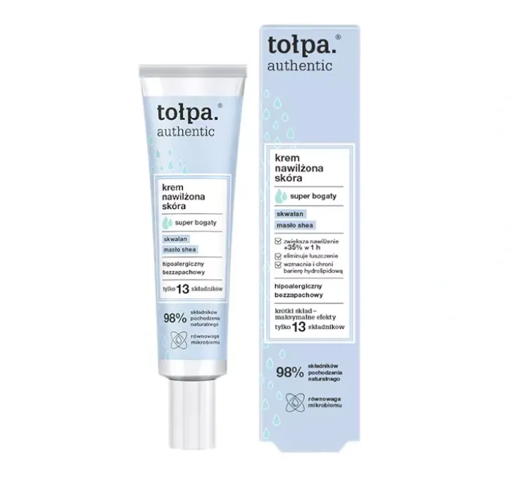 Tołpa Authentic nawilżona skóra super bogaty krem do twarzy 40ml