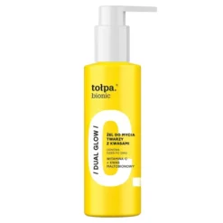 Tołpa Bionic Dual Glow żel do mycia twarzy z witaminą C i kwasem maltobionowym 195 ml
