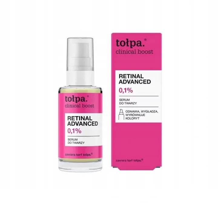 Tołpa Clinical Boost serum do twarzy z retinalem 0,1% 30ml