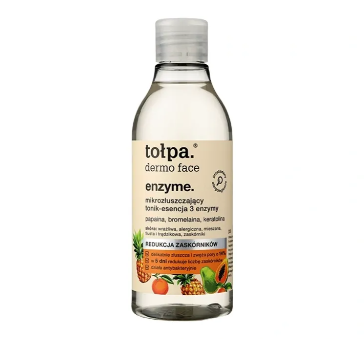 Tołpa Dermo Face Enzyme mikrozłuszczający tonik-esencja 3 Enzymy 200ml