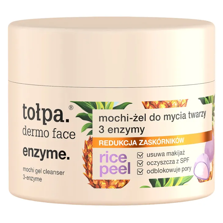Tołpa Dermo Face Enzyme mochi-żel do mycia twarzy 3 enzymy 110 g