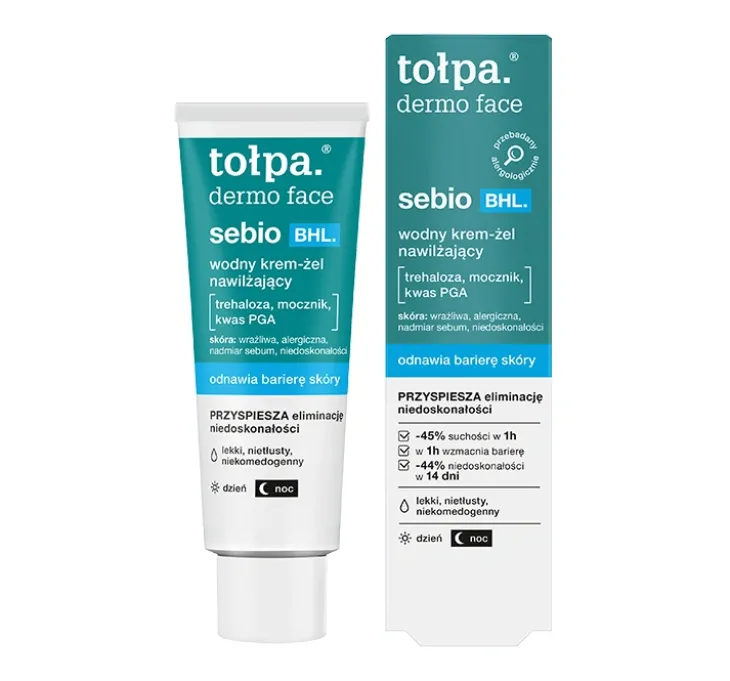 Tołpa Dermo Face Sebio BHL wodny krem-żel nawilżający 40ml