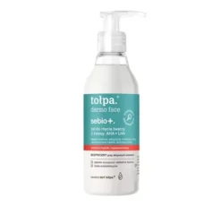 Tołpa Dermo Face Sebio+ żel do mycia twarzy 2 kwasy AHA + LHA 195ml