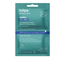 Tołpa Dermo Face Sebio Max Efekt normalizująca maska głęboko oczyszczająca 2 x 6 ml