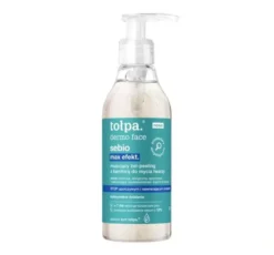 Tołpa Dermo Face Sebio Max Efekt musujący żel-peeling z kamforą do mycia twarzy 195 ml