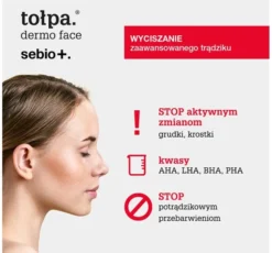 Tołpa Dermo Face Sebio+ pianka do mycia twarzy 2 kwasy AHA + LHA 150ml