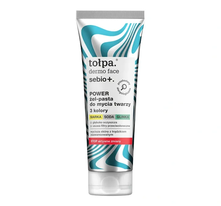 Tołpa Dermo Face Sebio+ Power żel pasta do mycia twarzy 100ml