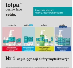 TOŁPA DERMO FACE SEBIO+ TONIK2 KWASY AHA + LHA 200ML