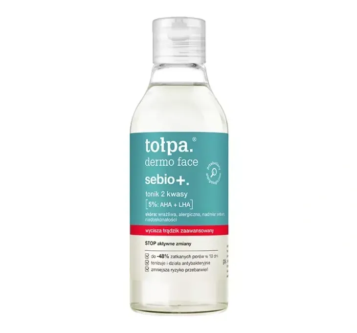 TOŁPA DERMO FACE SEBIO+ TONIK2 KWASY AHA + LHA 200ML