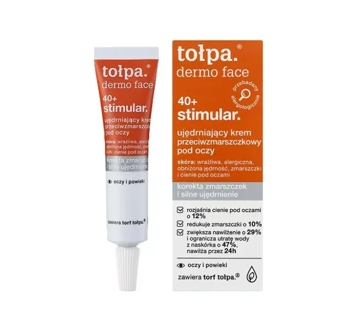 Tołpa Dermo Face 40+ Stimular ujędrniający krem przeciwzmarszczkowy pod oczy 10 ml