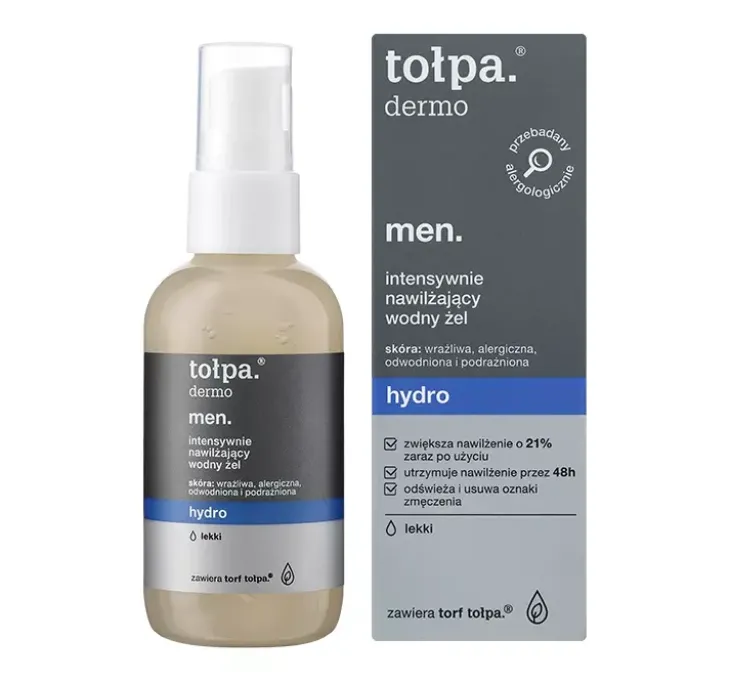 Tołpa Dermo Men Hydro intensywnie nawilżający wodny żel 75ml