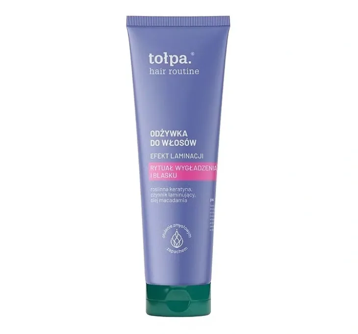 Tołpa Hair Routine wygładzająca odżywka do włosów efekt laminacji 175 ml