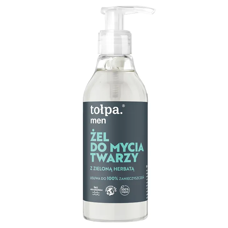 Tołpa Men żel do mycia twarzy z zieloną herbatą 195ml