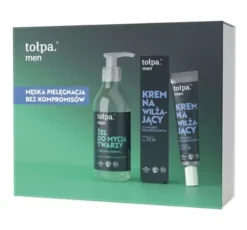 Tołpa. Men zestaw prezentowy dla mężczyzn żel do mycia twarzy 195 ml + nawilżający krem 40 ml