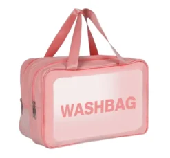 Top Choice Washbag dwukomorowa kosmetyczka Pudrowy Róż