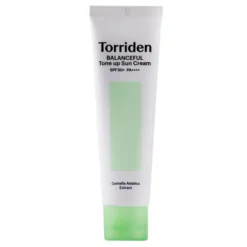 Torriden Balanceful Cica Tone-Up Sun Cream nawilżający krem z filtrem do twarzy z zielonym pigmentem SPF50+ PA++++ 60 ml