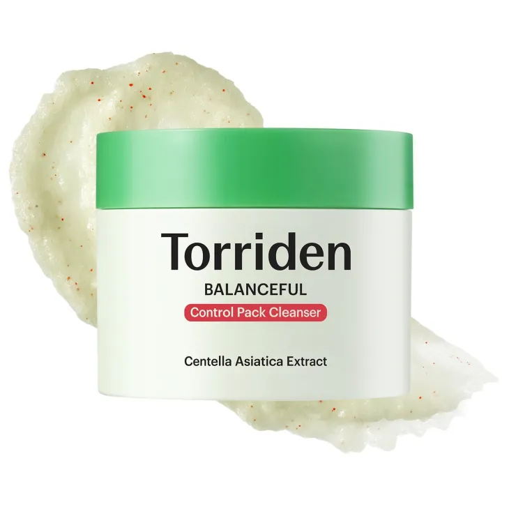 Torriden Balanceful Control Pack Cleanser delikatna pasta peelingująca do mycia twarzy 120 g
