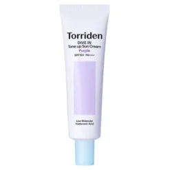 Torriden Dive In Purple Tone-Up Sun Cream fioletowy tonujący krem do twarzy z filtrem SPF50+ PA++++ 60 ml
