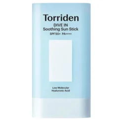 Torriden Dive In Soothing Sun Stick łagodzący krem do twarzy z filtrem w sztyfcie SPF50+ PA++++ 19 g