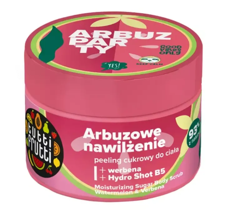 Tutti Frutti cukrowy peeling do ciała Arbuz Party 300 g