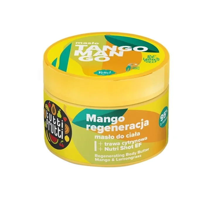 Tutti Frutti Tango Mango regenerujące masło do ciała Mango i Trawa cytrynowa 200 ml