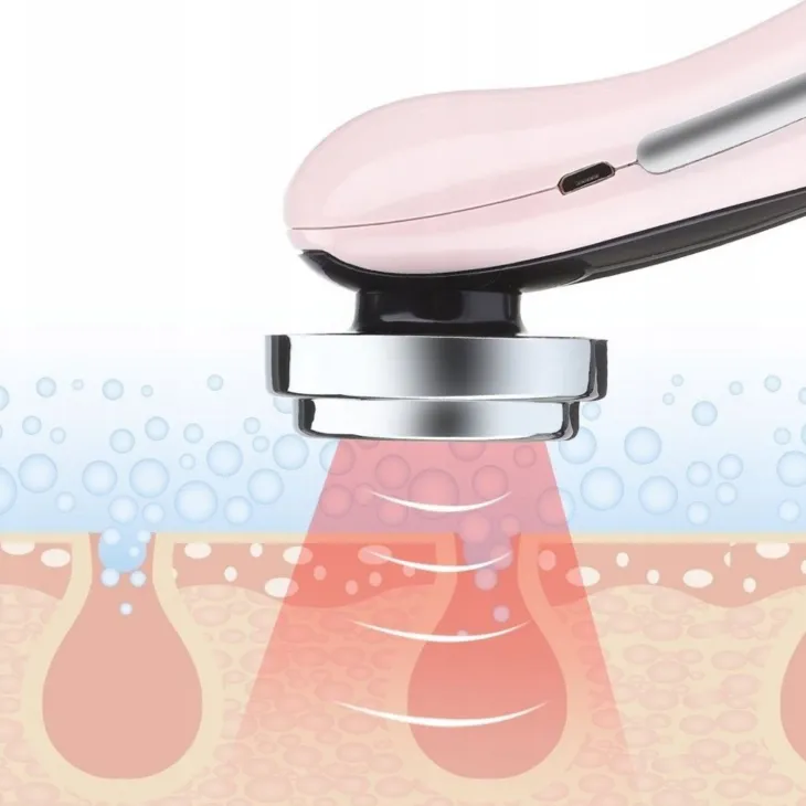 Ultrasonic Facial Cleansing Device ultrasoniczne urządzenie do oczyszczania twarzy, masażu i mezoterapii bezigłowej 4w1