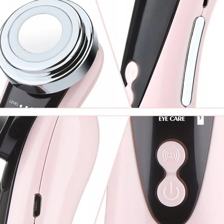 Ultrasonic Facial Cleansing Device ultrasoniczne urządzenie do oczyszczania twarzy, masażu i mezoterapii bezigłowej 4w1