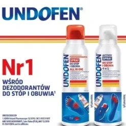 Undofen All In One spray do stóp i obuwia o właściwościach przeciwgrzybiczych 150ml