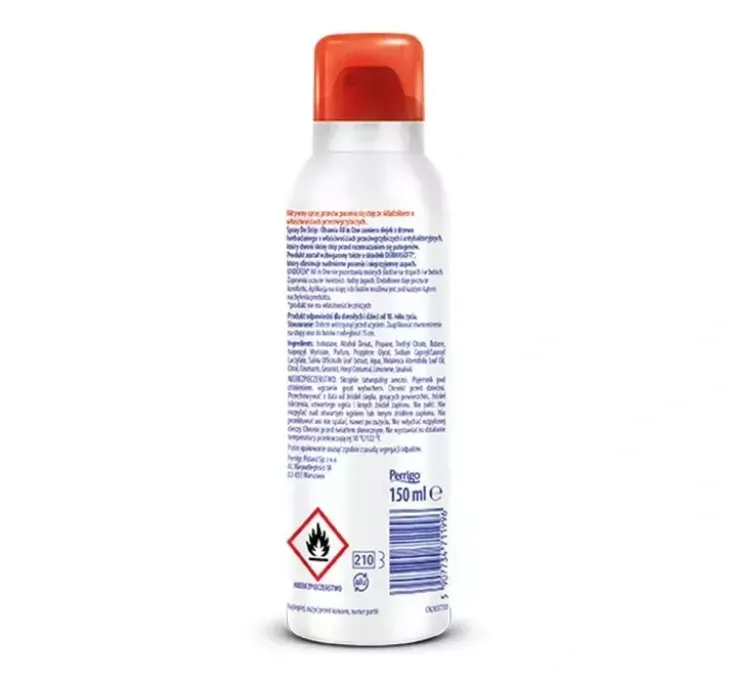 Undofen All In One spray do stóp i obuwia o właściwościach przeciwgrzybiczych 150ml