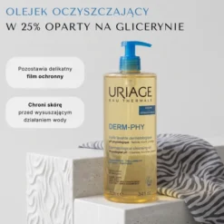 Uriage Eau Thermale oczyszczający olejek do kąpieli i pod prysznic 1000 ml