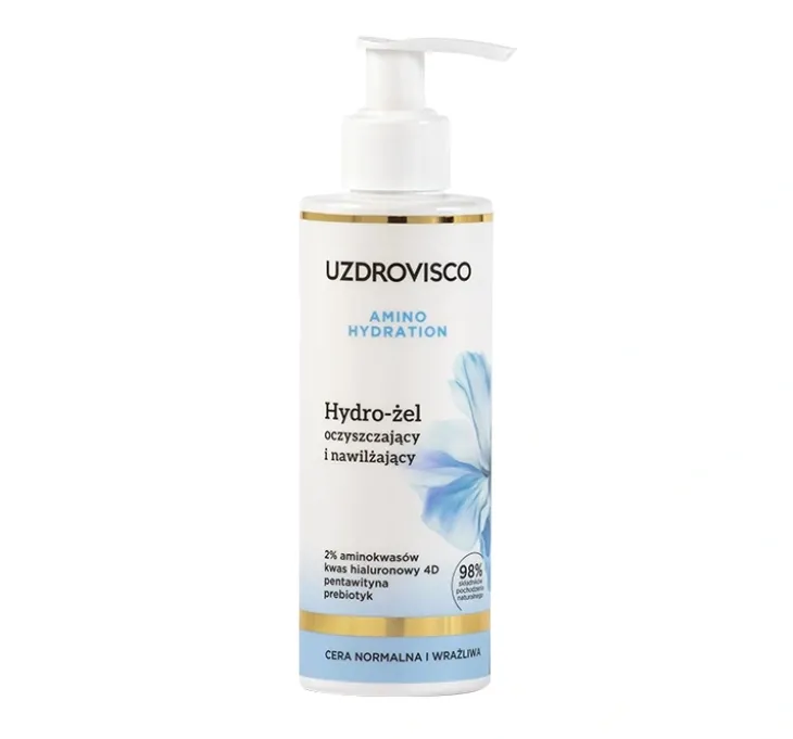Uzdrovisco Amino Hydration oczyszczający i nawilżający hydro-żel do twarzy 200ml
