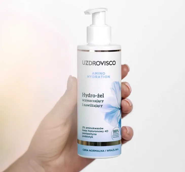 Uzdrovisco Amino Hydration oczyszczający i nawilżający hydro-żel do twarzy 200ml
