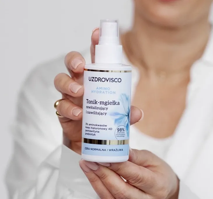 Uzdrovisco Amino Hydration rewitalizujący i nawilżający tonik-mgiełka do twarzy 150ml