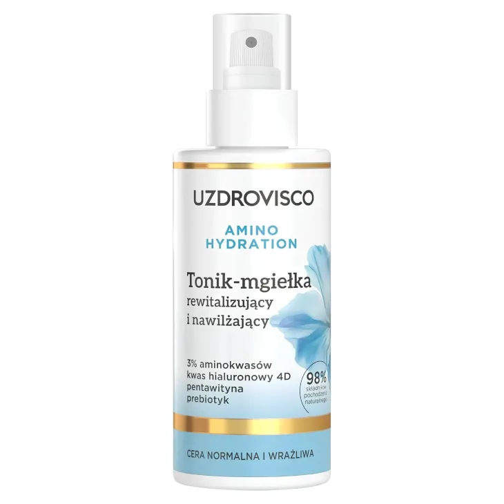 Uzdrovisco Amino Hydration rewitalizujący i nawilżający tonik-mgiełka do twarzy 150ml