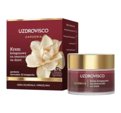 Uzdrovisco Gardenia krem kolagenowy na zmarszczki na dzień 50 ml