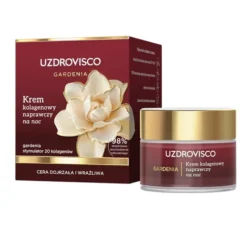 Uzdrovisco Gardenia krem kolagenowy naprawczy na noc 50 ml