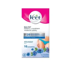 Veet Easy-Gel plastry z woskiem do depilacji bikini 16 sztuk