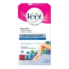 Veet Easy-Gel plastry z woskiem do depilacji skóry wrażliwej 12 sztuk