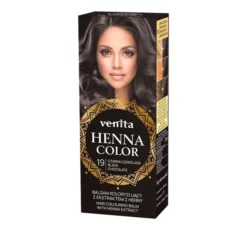 Venita Henna Color balsam koloryzujący z ekstraktem z henny 19 Czarna Czekolada 75ml