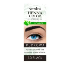 Venita Henna Color henna pudrowa do brwi 1.0 Black 4g