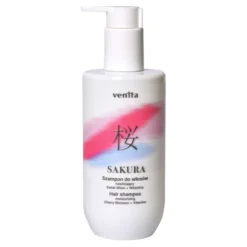 Venita Japońskie Rytuały Sakura nawilżający szampon do włosów suchych Kwiat wiśni + witaminy 300 ml