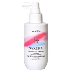 Venita Japońskie Rytuały Sakura nawilżająca wcierka do włosów i skóry głowy Kwiat wiśni + witaminy 150 ml
